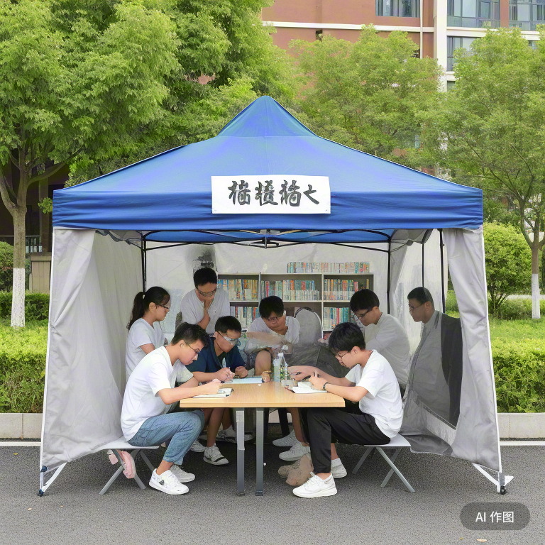 高校图书馆惊现“防卷帐篷”，学生钻入竟开黑打王者！