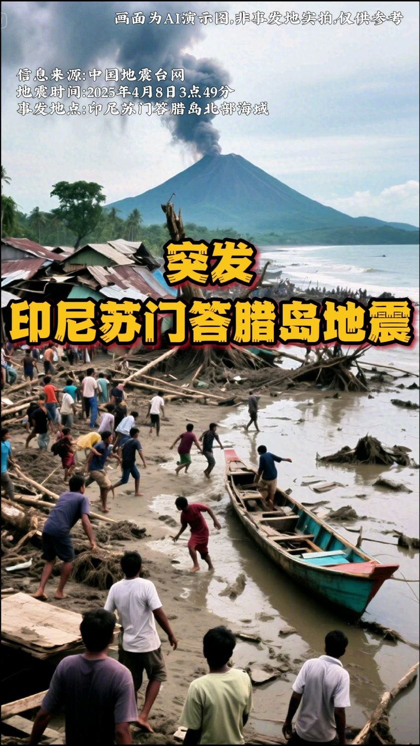 印尼苏门答腊岛发生7.1级强震 多国启动联合救援行动